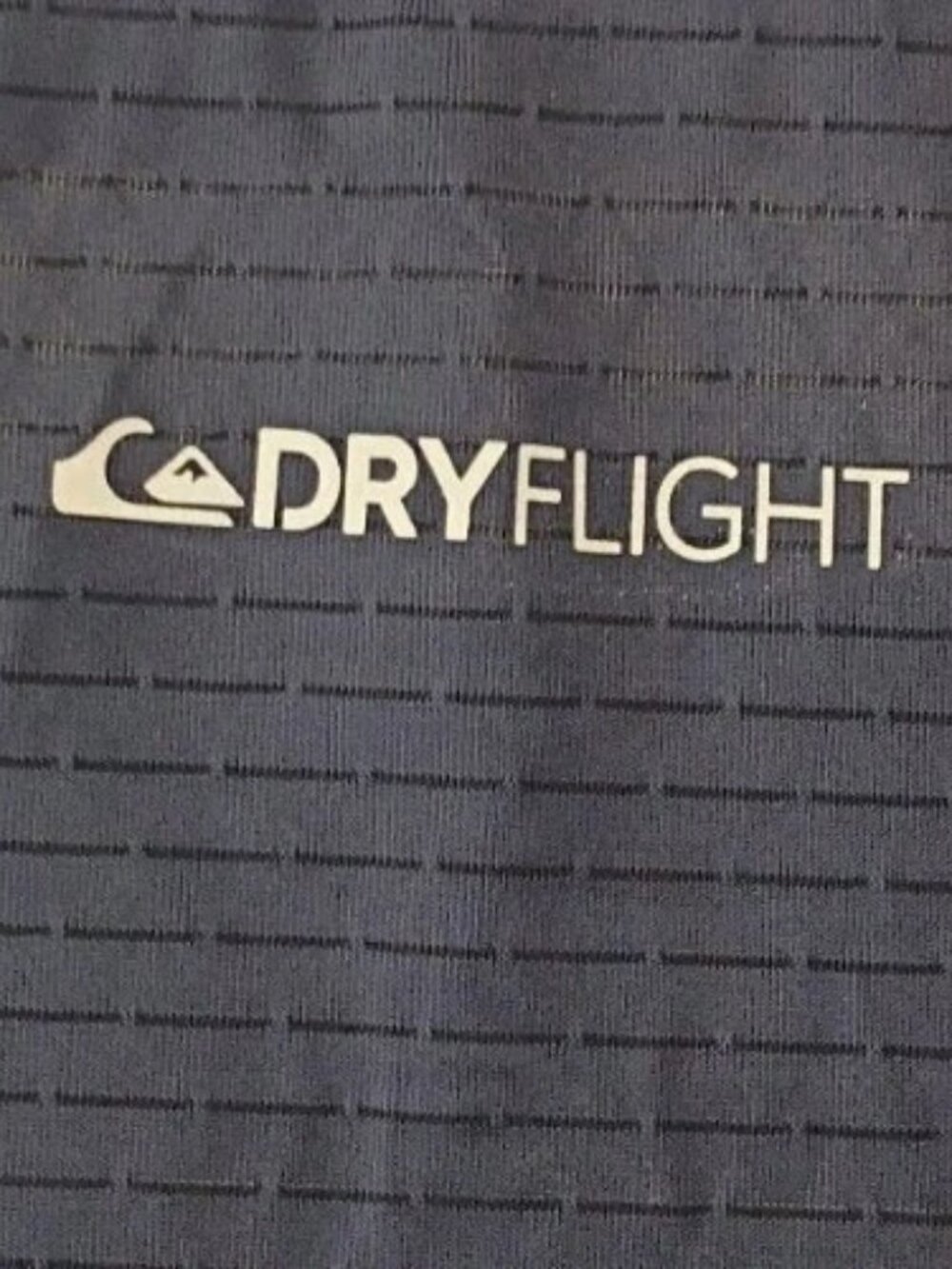 Quicksilver DryFlight Mens Medium Deep Blue T-Shirt Crew Neck Short Sleeve